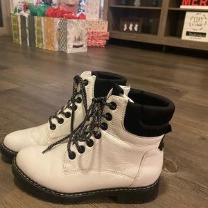 White booties